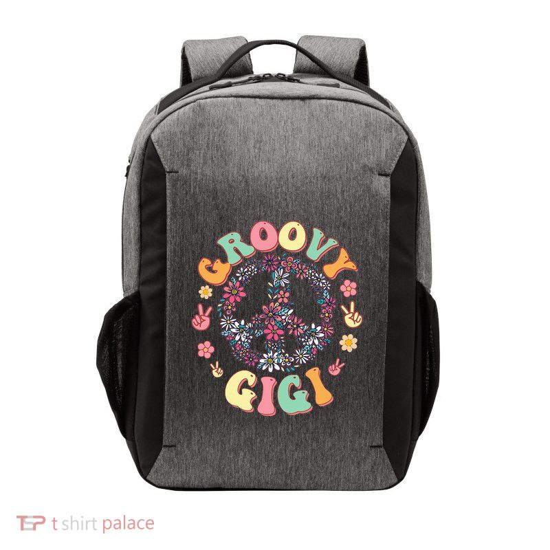 Retro Groovy Gigi And Vintage Family Retro Gigi Birthday Vector Backpack