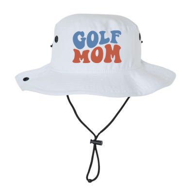 Retro Groovy Golf Mom Mothers Day 70s Boho Wavy Funny Gift Legacy Cool Fit Booney Bucket Hat