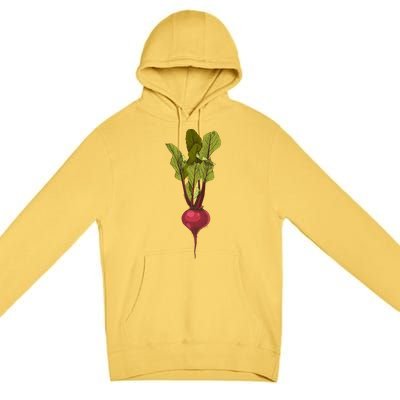 Radish Gardeners Garden Gift Premium Pullover Hoodie