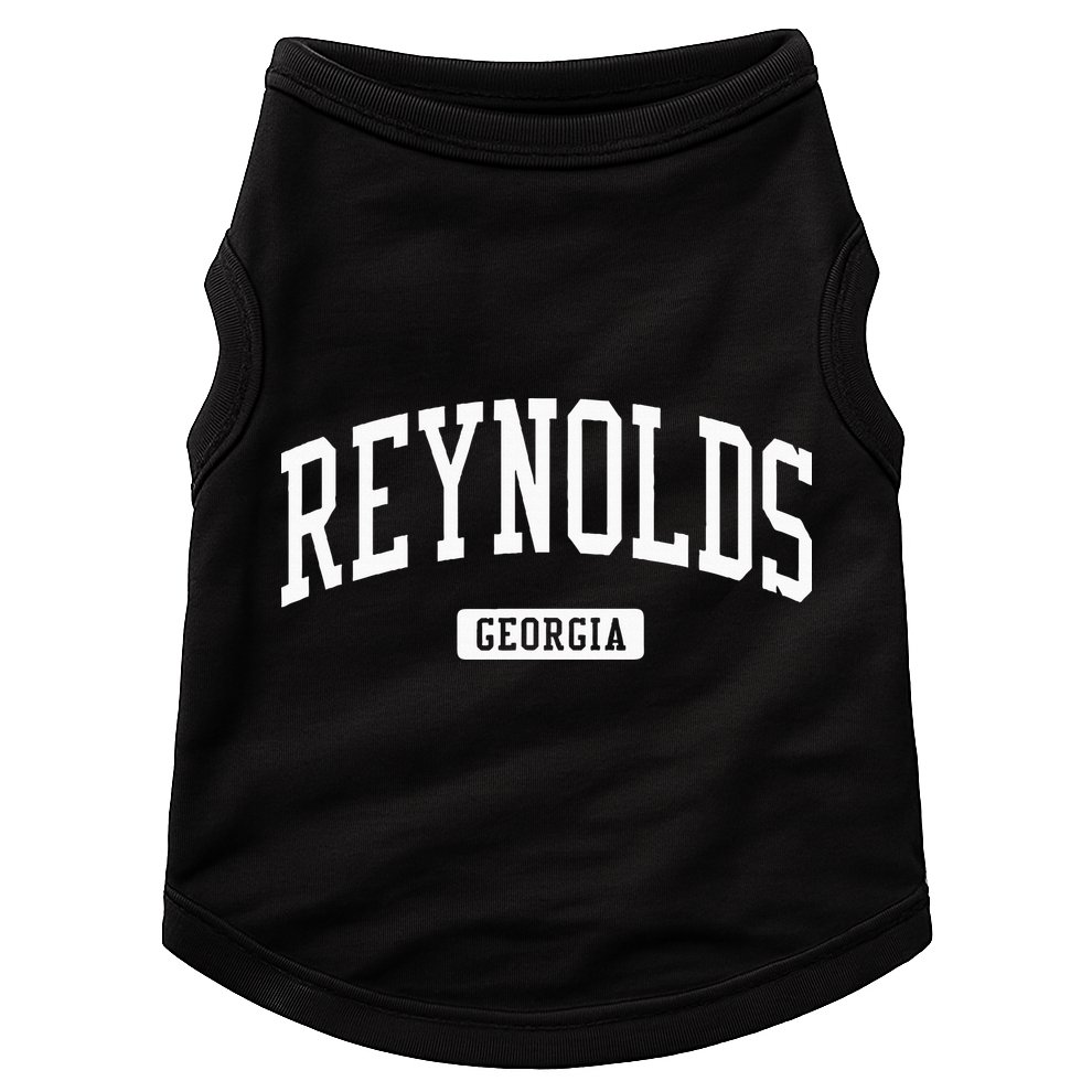 Reynolds Georgia Ga Vintage Athletic Sports Design Doggie Tank