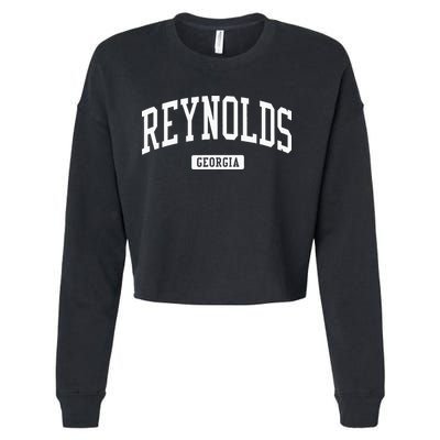 Reynolds Georgia Ga Vintage Athletic Sports Design Cropped Pullover Crew