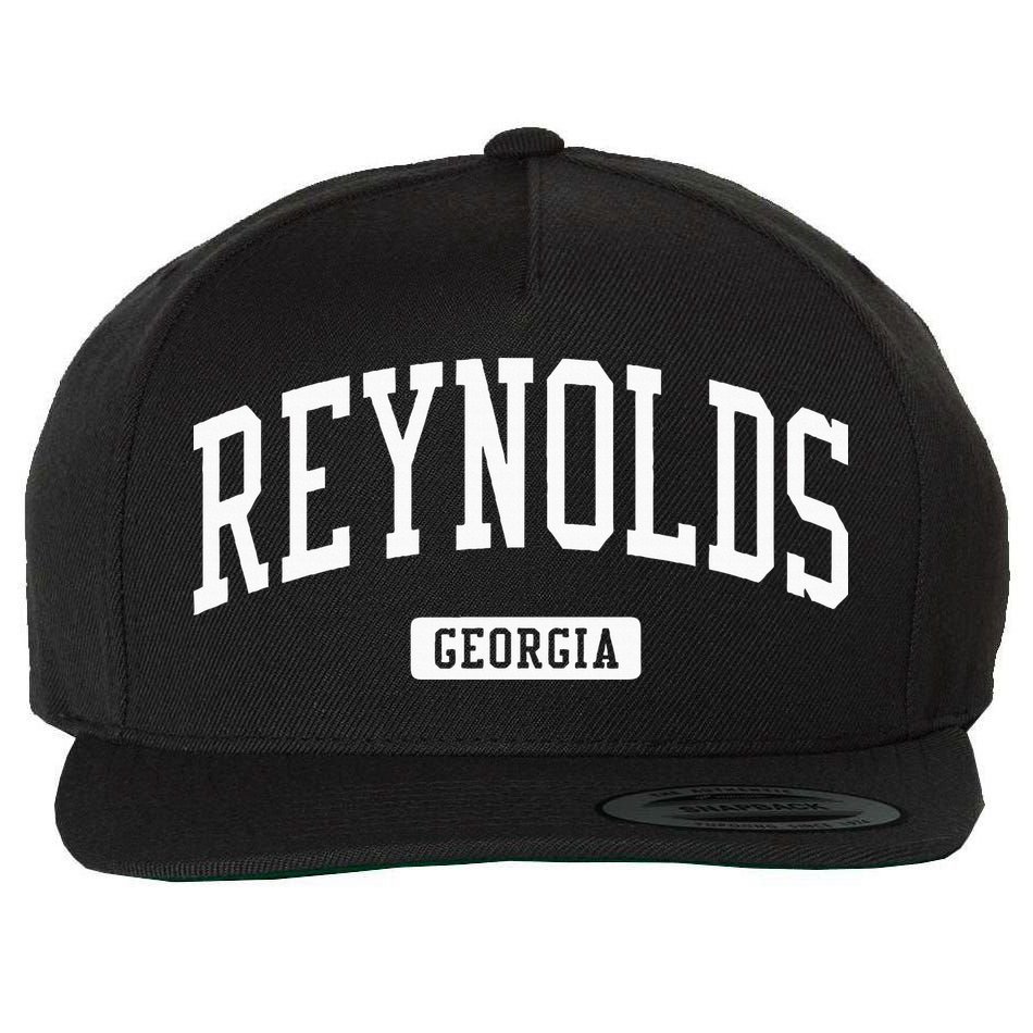 Reynolds Georgia Ga Vintage Athletic Sports Design Wool Snapback Cap