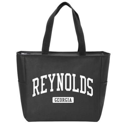 Reynolds Georgia Ga Vintage Athletic Sports Design Zip Tote Bag