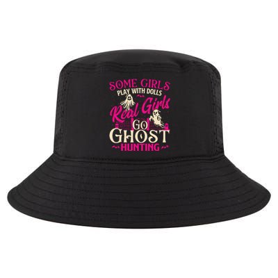 Real Girl Go Ghost Hunting Ghosts Paranormal Researcher Cool Comfort Performance Bucket Hat