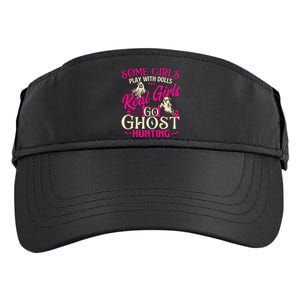 Real Girl Go Ghost Hunting Ghosts Paranormal Researcher Adult Drive Performance Visor