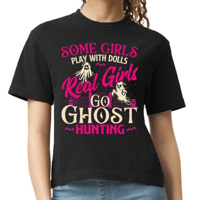 Real Go Ghost Hunting Ghosts Paranormal Researcher Comfort Colors Boxy T-Shirt