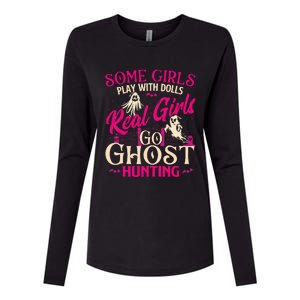 Real Go Ghost Hunting Ghosts Paranormal Researcher Womens Cotton Relaxed Long Sleeve T-Shirt