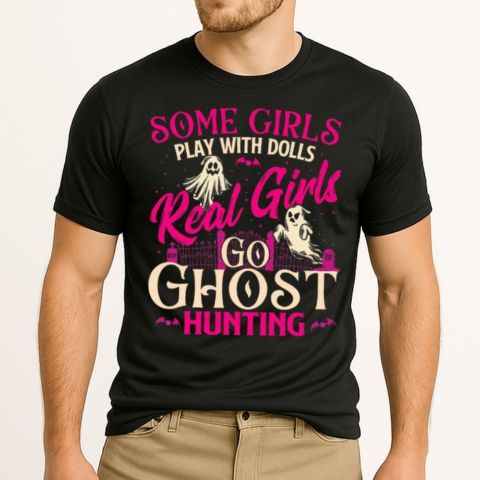 Real Go Ghost Hunting Ghosts Paranormal Researcher Performance Shirt