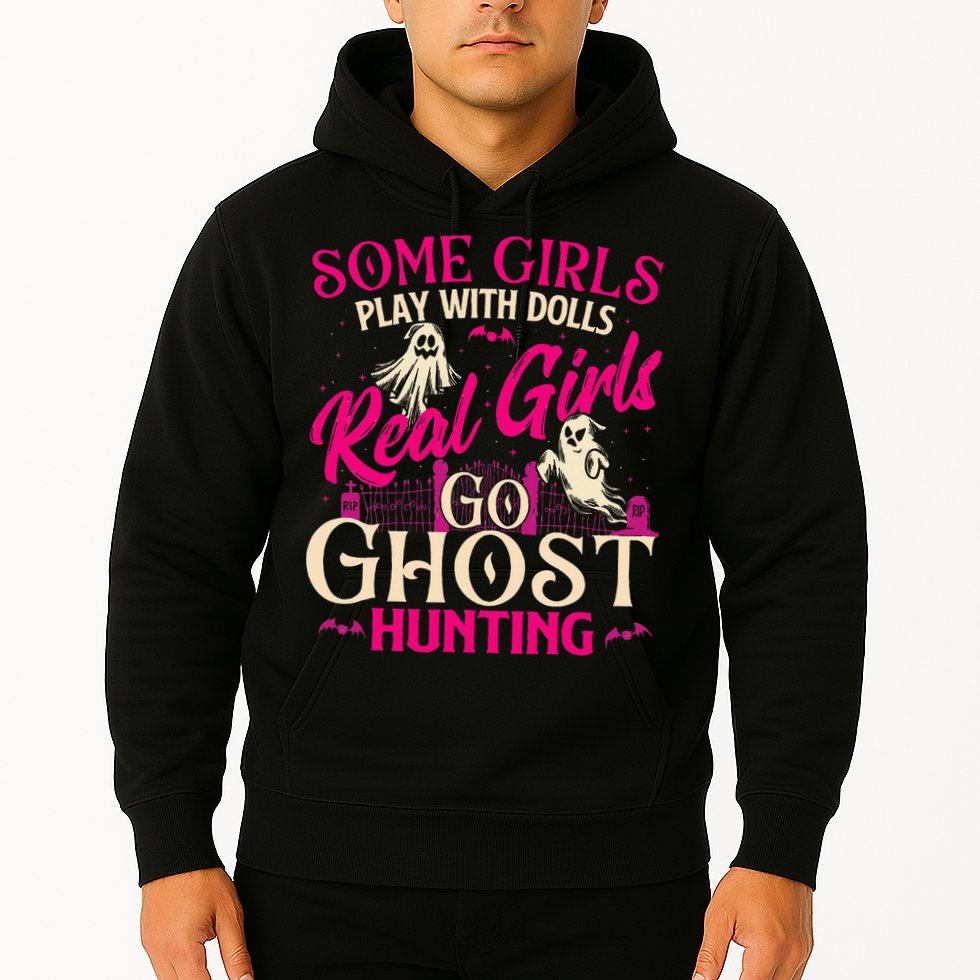 Real Go Ghost Hunting Ghosts Paranormal Researcher Hoodie