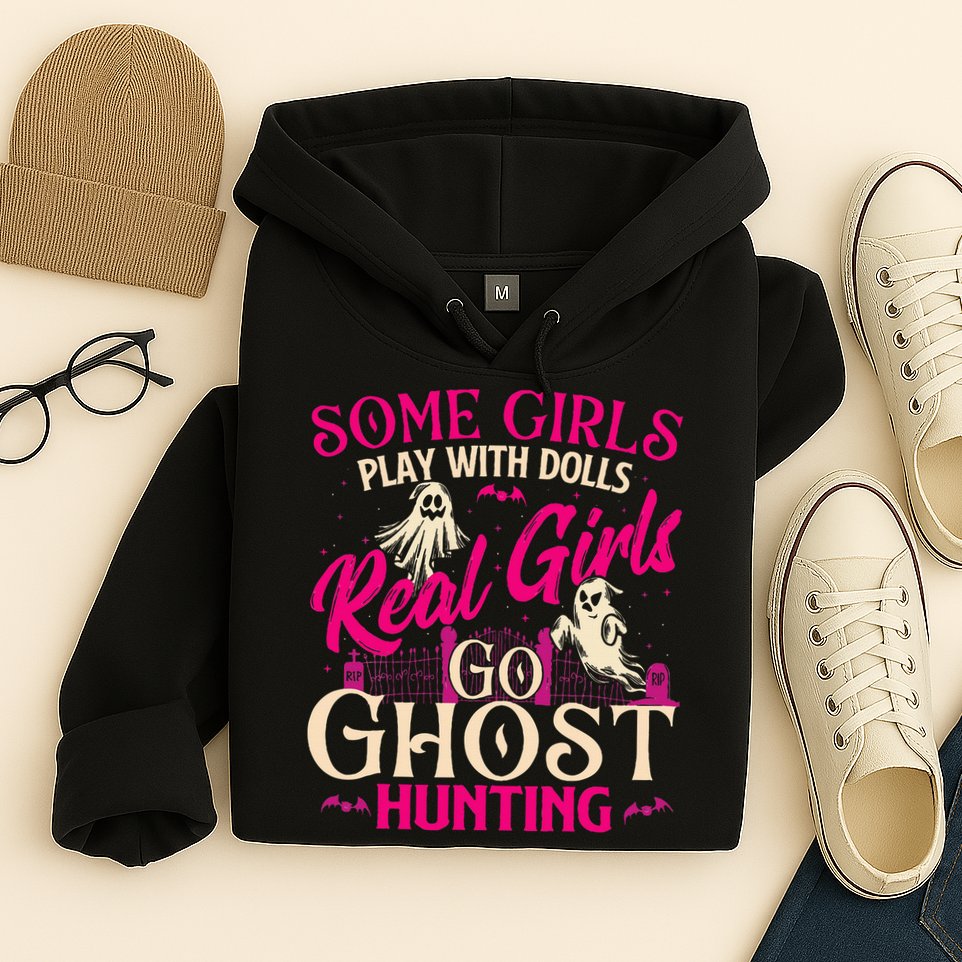 Real Go Ghost Hunting Ghosts Paranormal Researcher Hoodie
