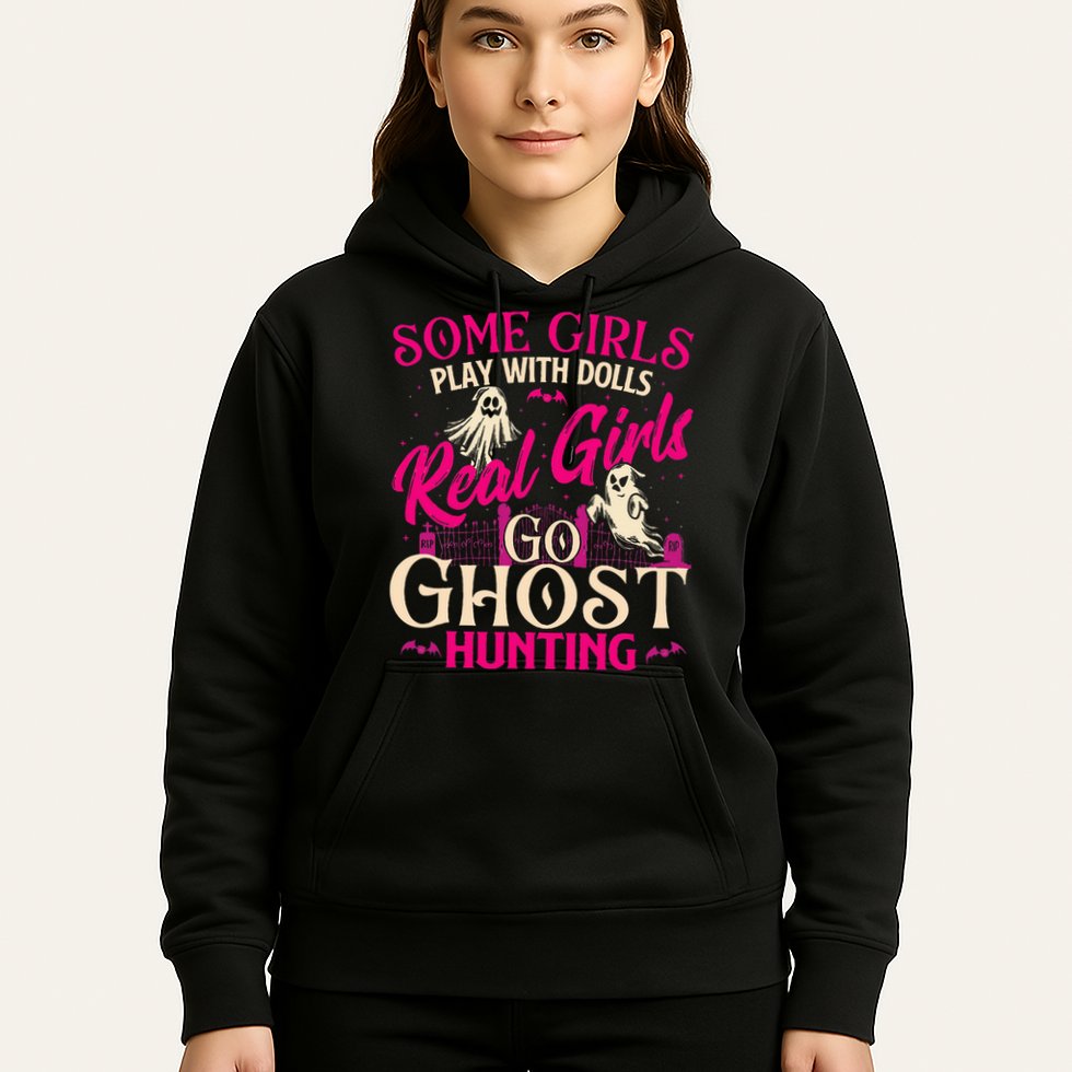 Real Go Ghost Hunting Ghosts Paranormal Researcher Hoodie
