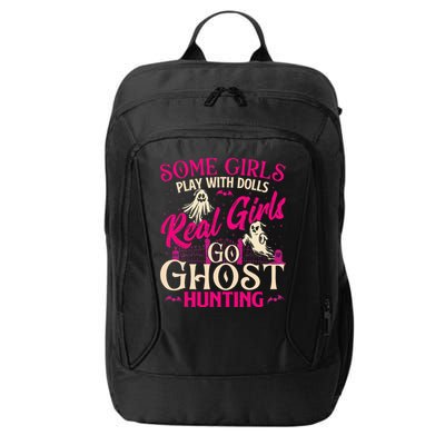 Real Go Ghost Hunting Ghosts Paranormal Researcher City Backpack