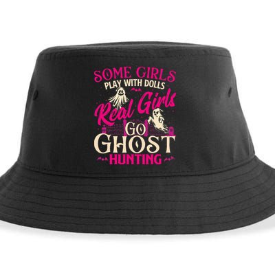 Real Go Ghost Hunting Ghosts Paranormal Researcher Sustainable Bucket Hat