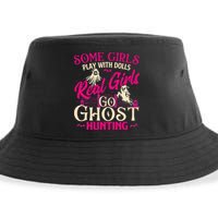 Real Go Ghost Hunting Ghosts Paranormal Researcher Sustainable Bucket Hat