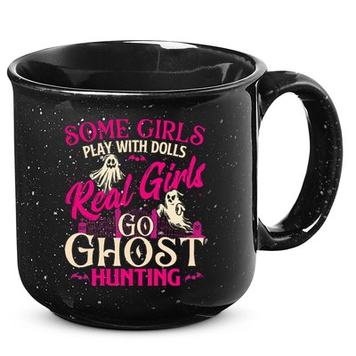 Real Go Ghost Hunting Ghosts Paranormal Researcher 15oz Campfire Ceramic Mug