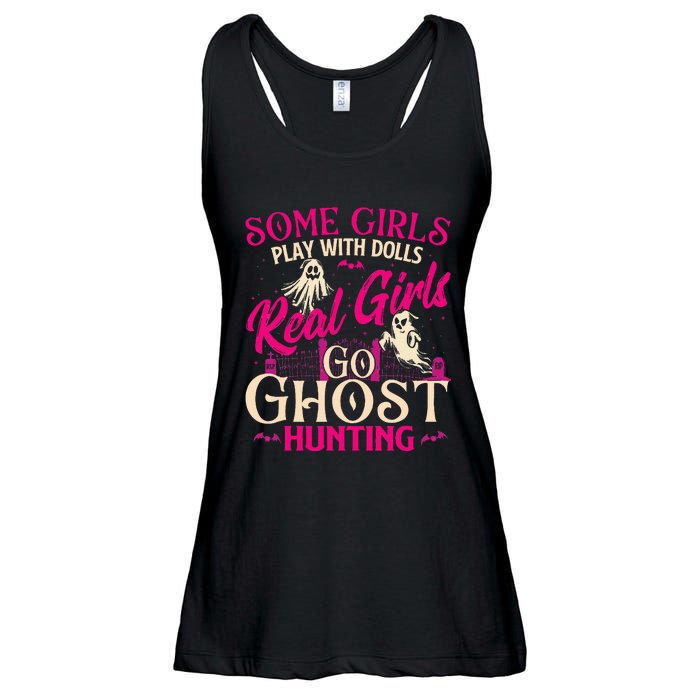 Real Go Ghost Hunting Ghosts Paranormal Researcher Ladies Essential Flowy Tank