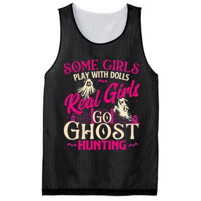 Real Go Ghost Hunting Ghosts Paranormal Researcher Mesh Reversible Basketball Jersey Tank