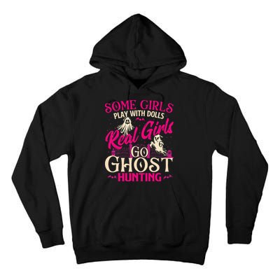 Real Go Ghost Hunting Ghosts Paranormal Researcher Tall Hoodie