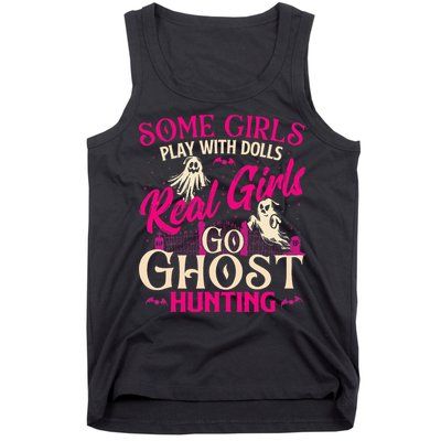 Real Go Ghost Hunting Ghosts Paranormal Researcher Tank Top