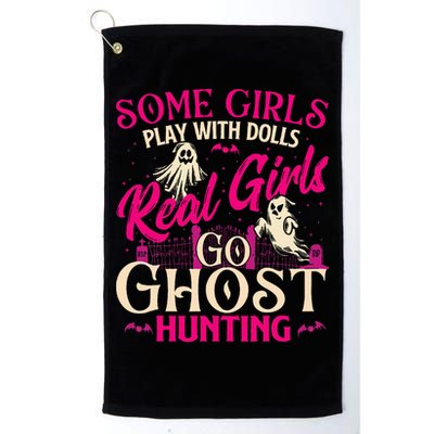 Real Go Ghost Hunting Ghosts Paranormal Researcher Golf Towel