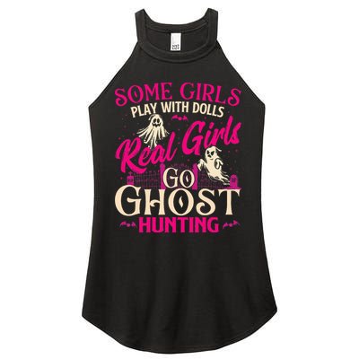 Real Go Ghost Hunting Ghosts Paranormal Researcher Women's Perfect Tri Rocker Tank