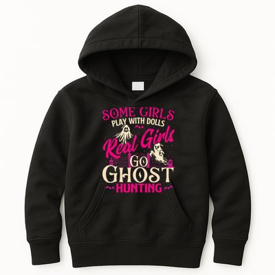 Real Go Ghost Hunting Ghosts Paranormal Researcher Kids Hoodie