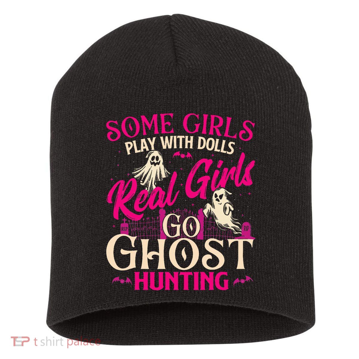 Real Go Ghost Hunting Ghosts Paranormal Researcher Short Acrylic Beanie