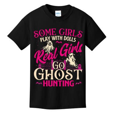 Real Go Ghost Hunting Ghosts Paranormal Researcher Kids T-Shirt
