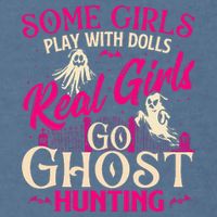 Real Go Ghost Hunting Ghosts Paranormal Researcher Garment-Dyed Sweatshirt