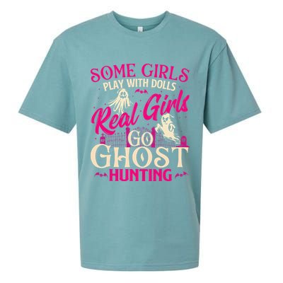 Real Go Ghost Hunting Ghosts Paranormal Researcher Sueded Cloud Jersey T-Shirt