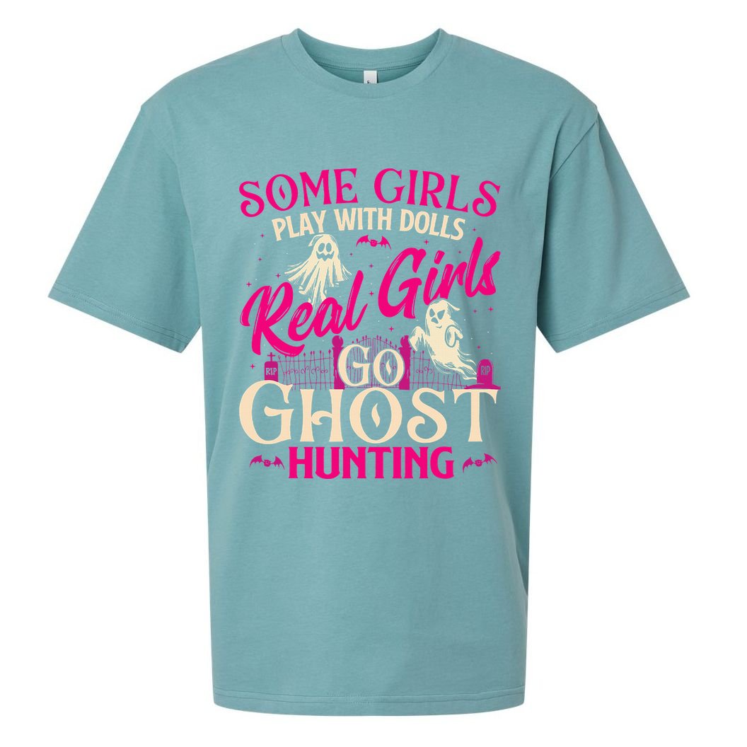 Real Go Ghost Hunting Ghosts Paranormal Researcher Sueded Cloud Jersey T-Shirt