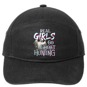 Real Go Ghost Hunting Paranormal Halloween Activity 7-Panel Snapback Hat