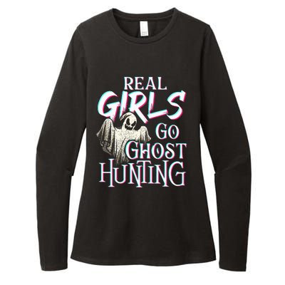 Real Go Ghost Hunting Paranormal Halloween Activity Womens CVC Long Sleeve Shirt