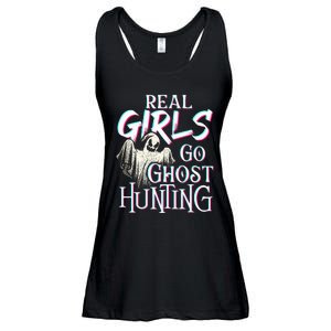 Real Go Ghost Hunting Paranormal Halloween Activity Ladies Essential Flowy Tank