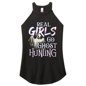 Real Go Ghost Hunting Paranormal Halloween Activity Women's Perfect Tri Rocker Tank