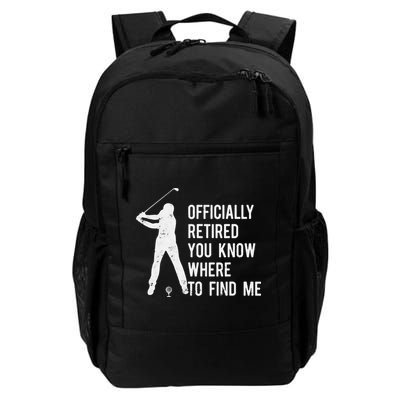 Retired Golf Gift Retirement Party Retiring Golfing Backpack
