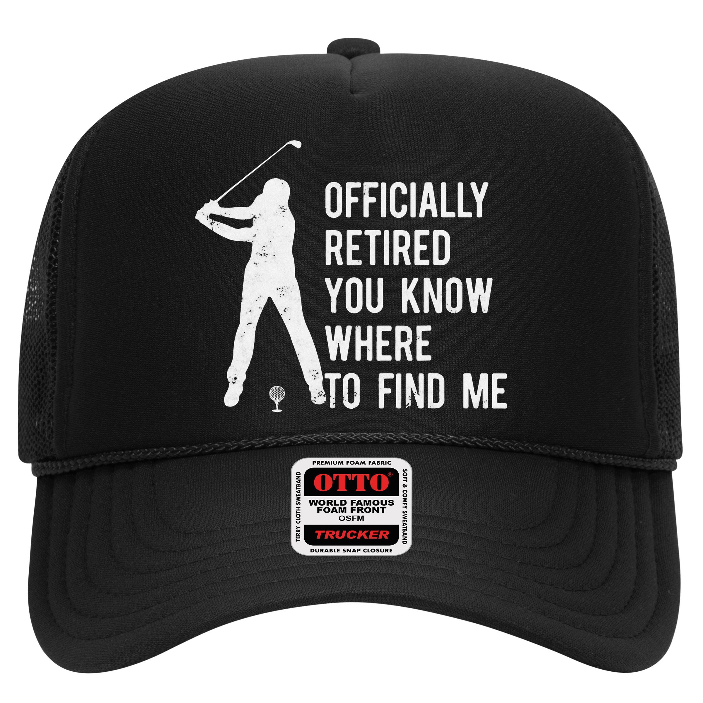 Retired Golf Gift Retirement Party Retiring Golfing Hat