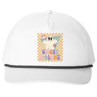 Retro Groovy Ghost Malone Funny Cute For Halloween Costume Snapback Five-Panel Rope Hat