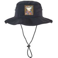 Retro Groovy Ghost Malone Funny Cute For Halloween Costume Legacy Cool Fit Booney Bucket Hat