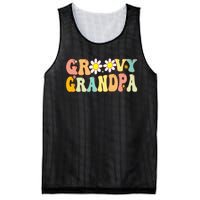 Retro Groovy Grandpa Birthday Matching Family Father's Day Mesh Reversible Basketball Jersey Tank