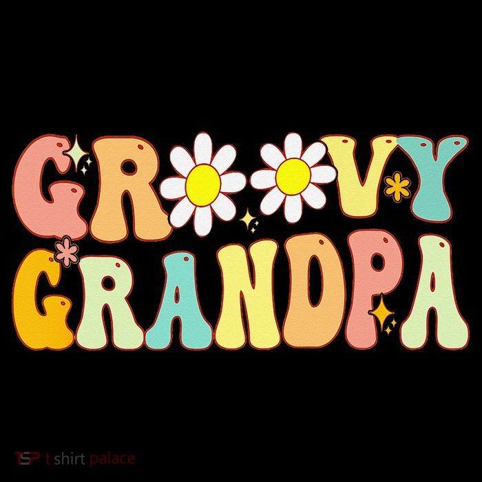 Retro Groovy Grandpa Birthday Matching Family Father's Day Magnet