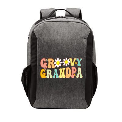 Retro Groovy Grandpa Birthday Matching Family Father's Day Vector Backpack