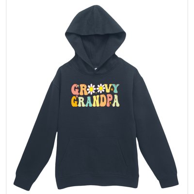 Retro Groovy Grandpa Birthday Matching Family Father's Day Urban Pullover Hoodie