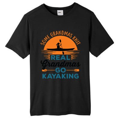 Real Grandmas Go Kayaking Yak Kayak Canoe Kayaker Tall Fusion ChromaSoft Performance T-Shirt