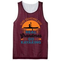 Real Grandmas Go Kayaking Yak Kayak Canoe Kayaker Mesh Reversible Basketball Jersey Tank