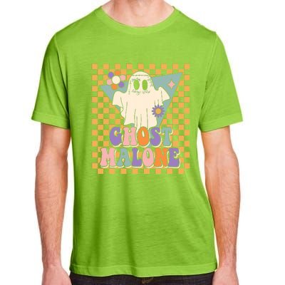 Retro Groovy Ghost Malone Funny Cute For Halloween Costume Adult ChromaSoft Performance T-Shirt