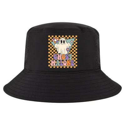 Retro Groovy Ghost Malone Funny Cute For Halloween Costume Cool Comfort Performance Bucket Hat