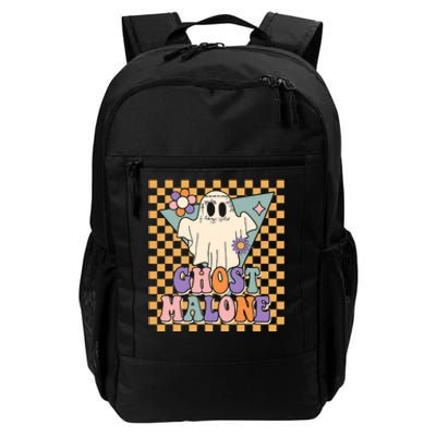 Retro Groovy Ghost Malone Funny Cute For Halloween Costume Daily Commute Backpack