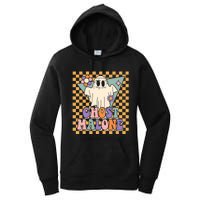 Retro Groovy Ghost Malone Funny Cute For Halloween Costume Women's Pullover Hoodie