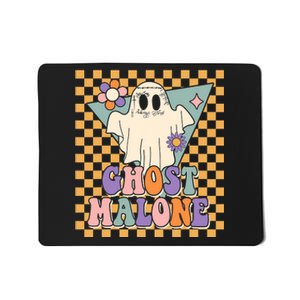 Retro Groovy Ghost Malone Funny Cute For Halloween Costume Mousepad